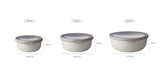 Mepal Cirqula Round 3-Piece Small Set Nordic White - LX2001 - Homewares, Outdoor, Phone Accessories, Cases, Speakers, Headphones + More -