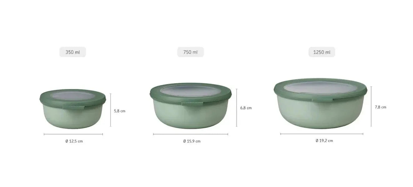 Mepal Cirqula Round Small Set 3 Piece Nordic Sage - LX2001 - Homewares, Outdoor, Phone Accessories, Cases, Speakers, Headphones + More -