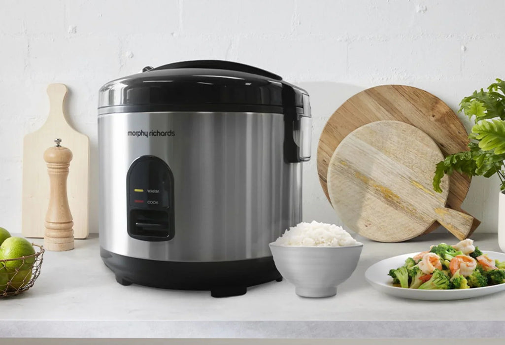 Morphy Richards 10 Cup Rice Cooker Stainless Steel - LX2001 - Homewares, Outdoor, Phone Accessories, Cases, Speakers, Headphones + More -