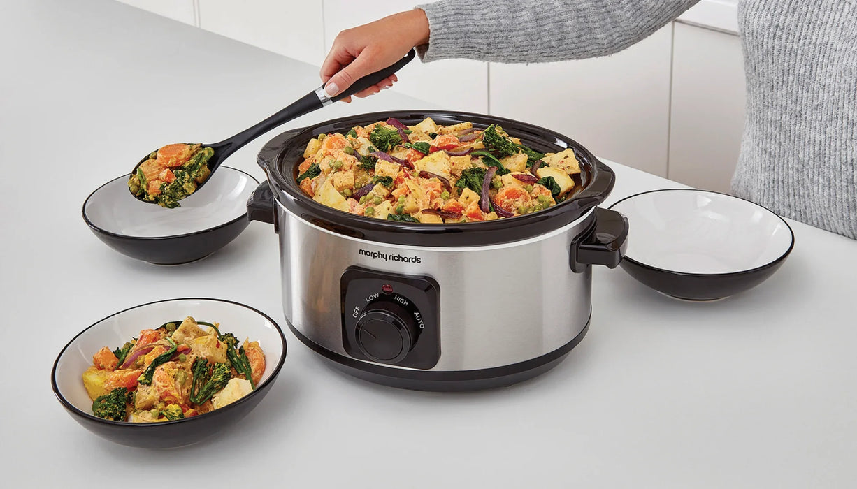 Morphy Richards 3.5L Slow Cooker - Stainless Steel - LX2001 - Homewares, Outdoor, Phone Accessories, Cases, Speakers, Headphones + More -