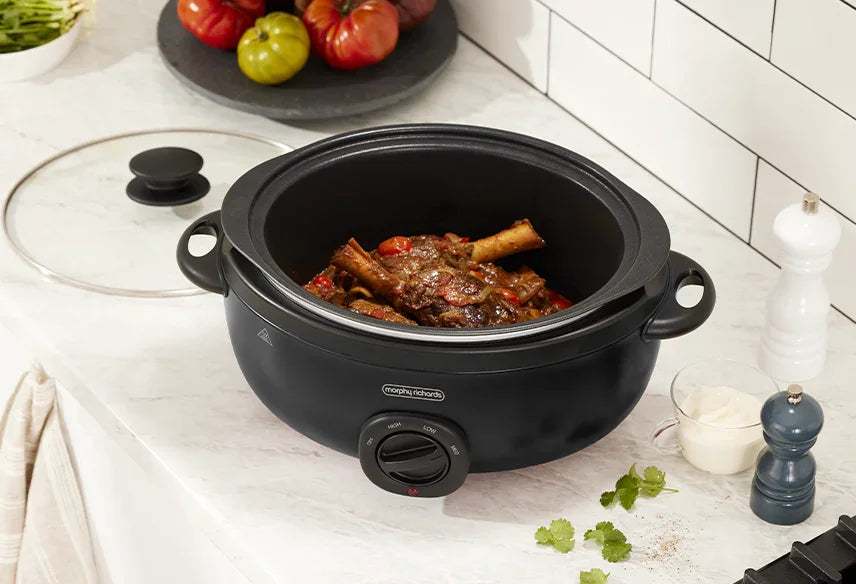 Morphy Richards 6.5L 'Sear and Stew' Slow Cooker - Black - LX2001 - Homewares, Outdoor, Phone Accessories, Cases, Speakers, Headphones + More -