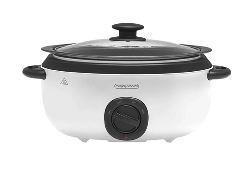 Morphy Richards 6.5L 'Sear and Stew' Slow Cooker - White - LX2001 - Homewares, Outdoor, Phone Accessories, Cases, Speakers, Headphones + More -