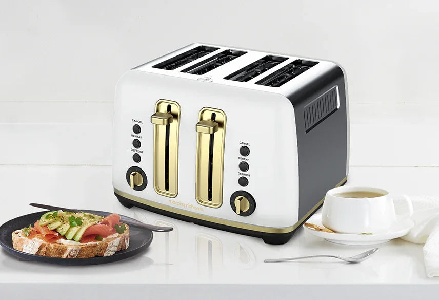 Morphy Richards Ascend 4-Slice Toaster - White - LX2001 - Homewares, Outdoor, Phone Accessories, Cases, Speakers, Headphones + More -
