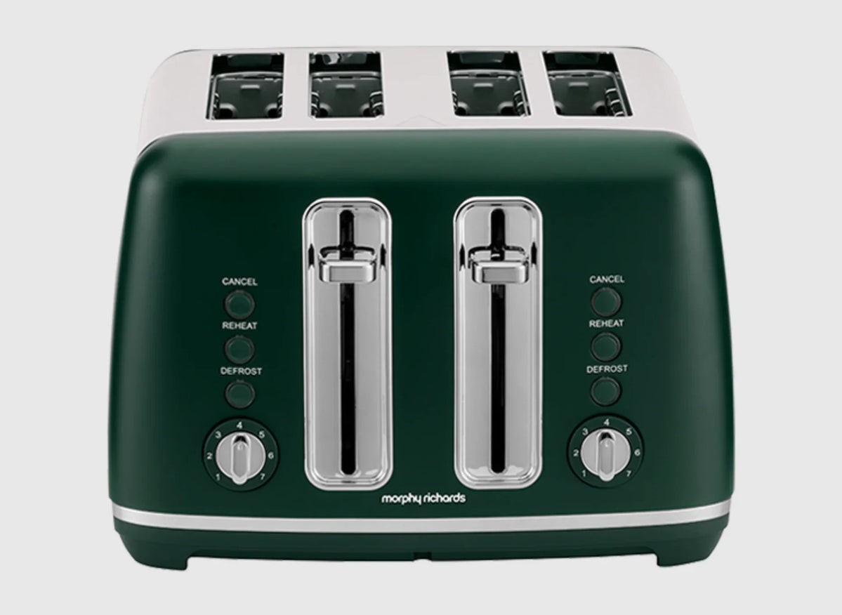 The Racing Toaster Morphy Richards Ascend Chrome 4-Slice Toaster - Racing Green — LX2001 ...