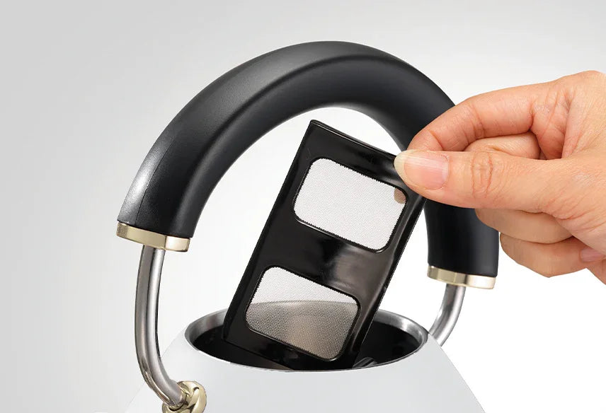 Morphy Richards Ascend Soft Gold Traditional Pyramid Kettle - White - LX2001 - Homewares, Outdoor, Phone Accessories, Cases, Speakers, Headphones + More -