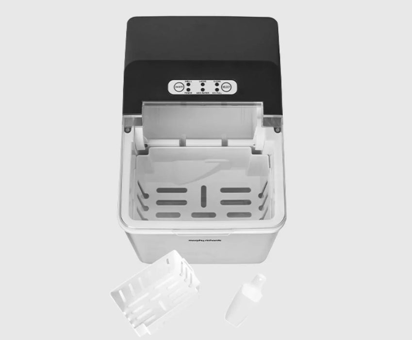 Morphy Richards Compact Ice Maker 12kg Stainless Steel MRICE12SS - LX2001 - Homewares, Outdoor, Phone Accessories, Cases, Speakers, Headphones + More -