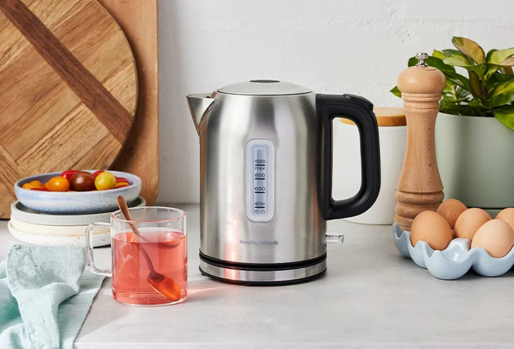 Morphy Richards Equip 1L Jug Kettle Stainless Steel MREK1SS - LX2001 - Homewares, Outdoor, Phone Accessories, Cases, Speakers, Headphones + More -