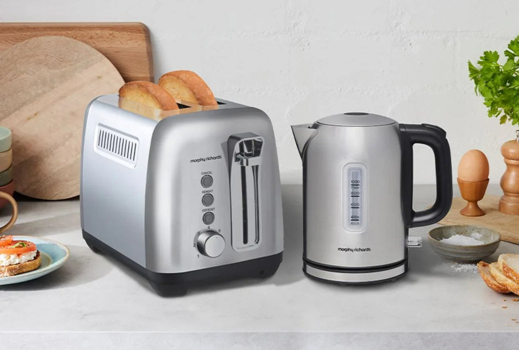 Morphy Richards Equip 1L Jug Kettle Stainless Steel MREK1SS - LX2001 - Homewares, Outdoor, Phone Accessories, Cases, Speakers, Headphones + More -