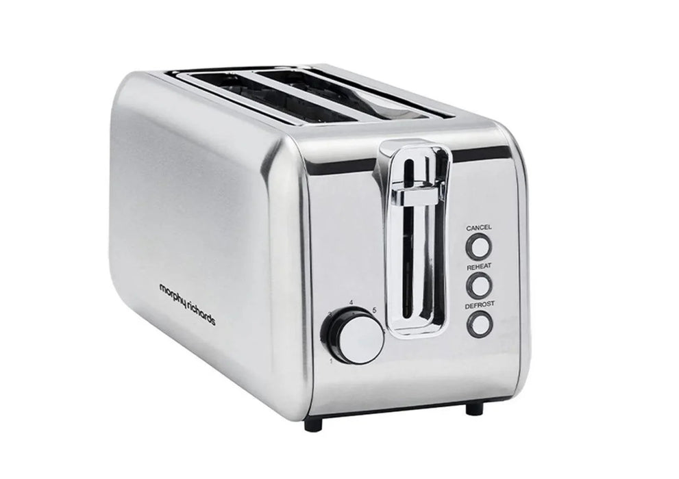 Morphy Richards Equip 4-Slice Long Slot Toaster - Stainless Steel - LX2001 - Homewares, Outdoor, Phone Accessories, Cases, Speakers, Headphones + More -