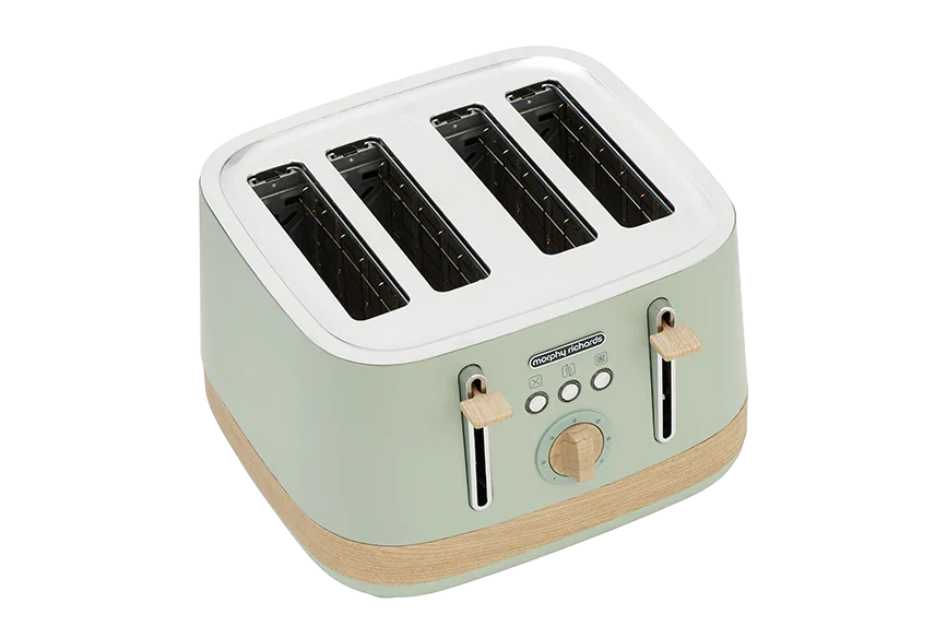 Morphy Richards Essence Scandi 4-Slice Toaster - Eucalyptus - LX2001 - Homewares, Outdoor, Phone Accessories, Cases, Speakers, Headphones + More -