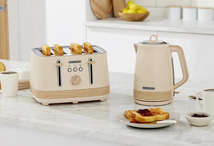 Morphy Richards Essence Scandi 4-Slice Toaster - Tapioca - LX2001 - Homewares, Outdoor, Phone Accessories, Cases, Speakers, Headphones + More -
