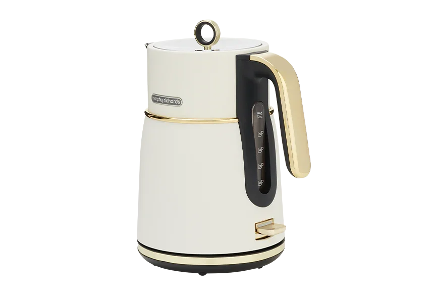Morphy Richards Signature Soft Gold Jug Kettle - Matte White - LX2001 - Homewares, Outdoor, Phone Accessories, Cases, Speakers, Headphones + More -