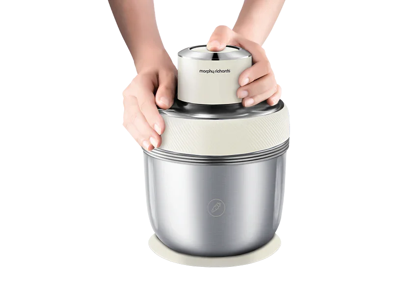 Morphy Richards Stainless Steel Chopper - White - LX2001 - Homewares, Outdoor, Phone Accessories, Cases, Speakers, Headphones + More -