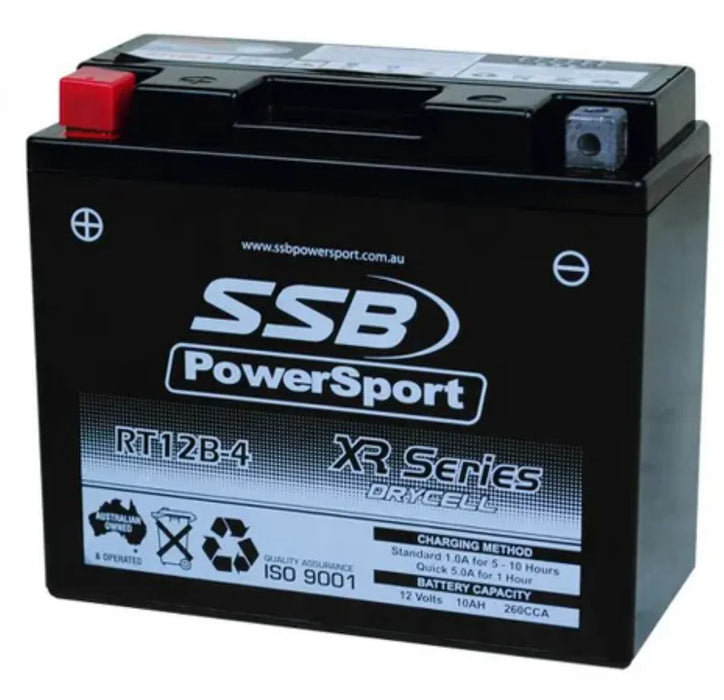 Motorcycle motorbike battery (YT12B-4) AGM 12V 1AH 260CCA BY SSB