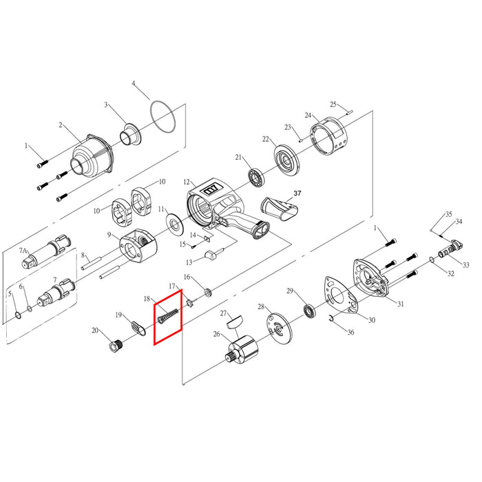 M7 Throttle Valve Spring To Suit Nc-6217
