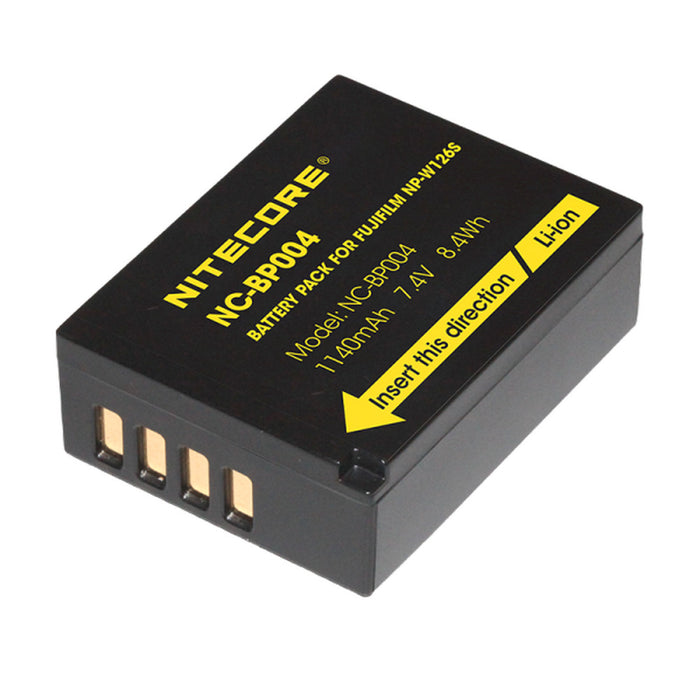 Nitecore Nc-Bp004 Battery Compatible Fujifilm Np-W126S