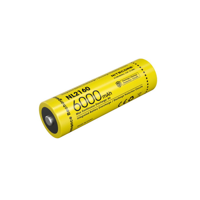 Nitecore 6000Mah Rechargeable 21700 Li-Ion Battery