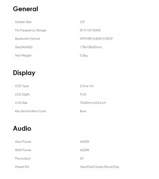 Nakamichi NQ711B Bluetooth USB AUX NZ Tuner Stereo NQ711B - LX2001 - Homewares, Outdoor, Phone Accessories, Cases, Speakers, Headphones + More -