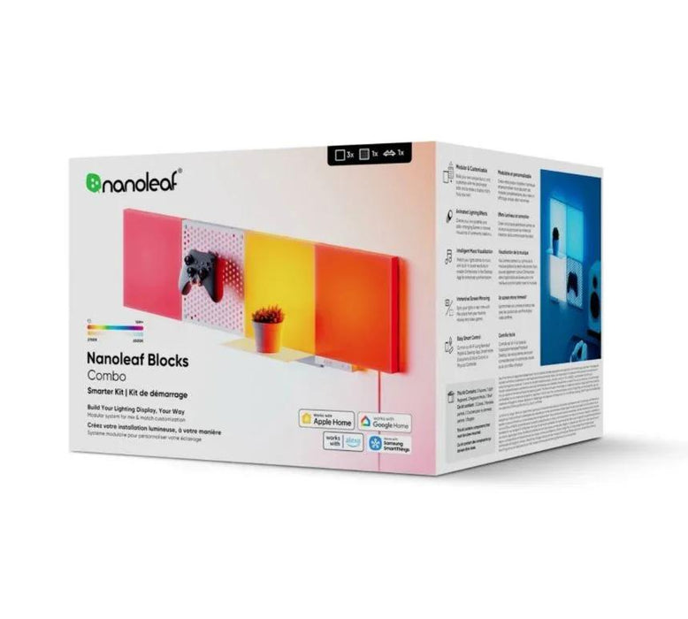 Nanoleaf Blocks - Combo Starter Kit - LX2001 - Homewares, Outdoor, Phone Accessories, Cases, Speakers, Headphones + More -