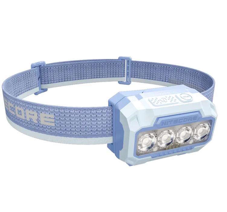 Nitecore 600 Lumen Usb Rechargeable Led Headlamp Blue