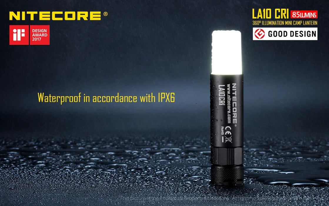 Nitecore LA10 CRI LED FLASHLIGHT - LX2001 - Homewares, Outdoor, Phone Accessories, Cases, Speakers, Headphones + More -