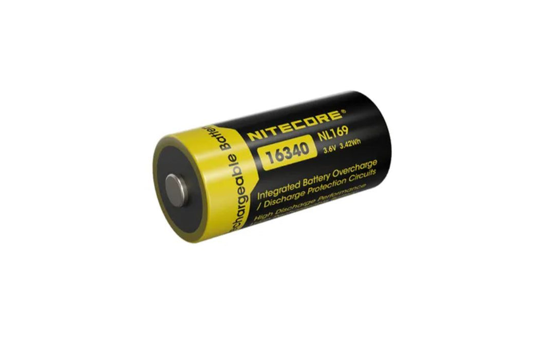 Nitecore Li-Ion Rechargeable 16340 Battery 950Mah 3.6V