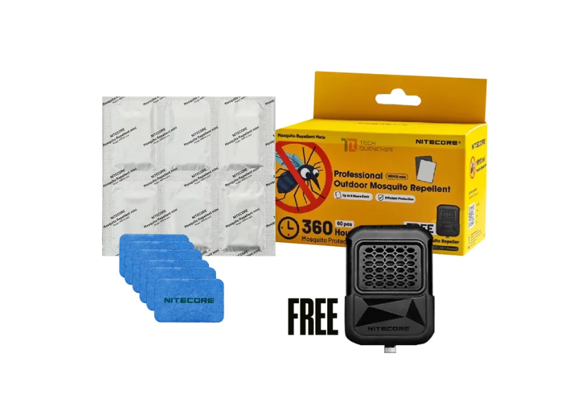 Nitecore Professional Outdoor Mosquito Repellent Mats With Free Mosquito Repelle