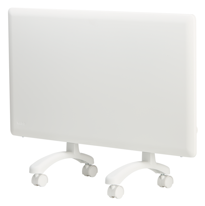 Nobo Wi-Fi Wifi Slimline Panel Heater + Castors 1000W