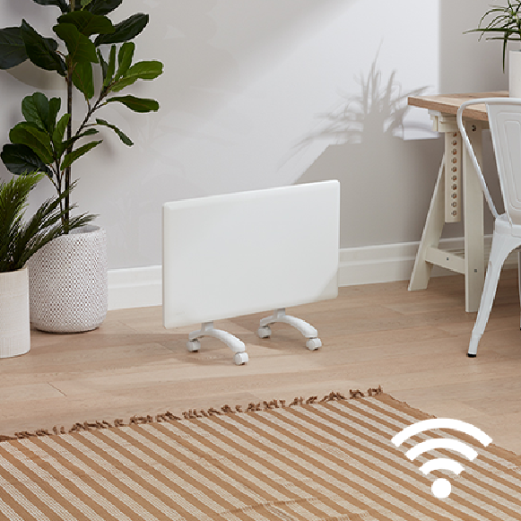 Nobo Wi-Fi Wifi Slimline Panel Heater 1000W