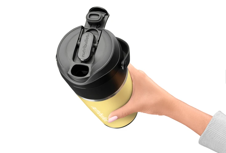 NutriBullet Flip Portable Blender - Stainless Butter Yellow