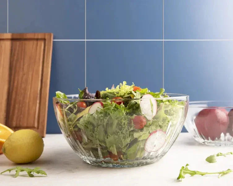 Ocean Glass Reya Salad Bowl 25.4cm - LX2001 - Homewares, Outdoor, Phone Accessories, Cases, Speakers, Headphones + More -