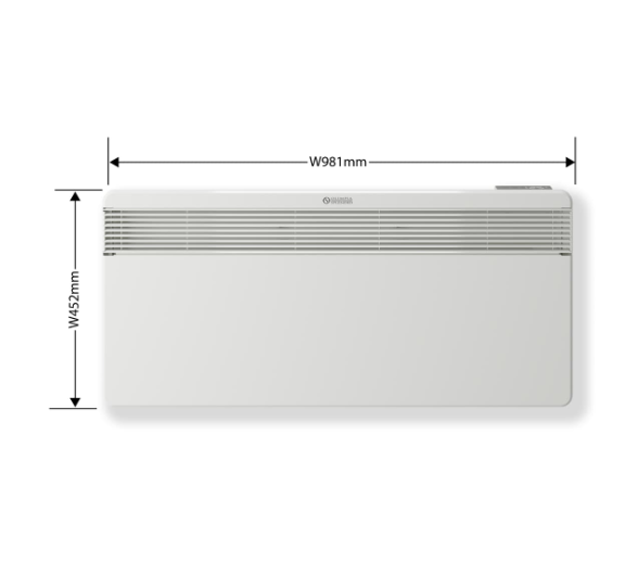Olimpia Splendid Caldo Plus 2400W Panel Heater w/ Wi-Fi Connectivity - White