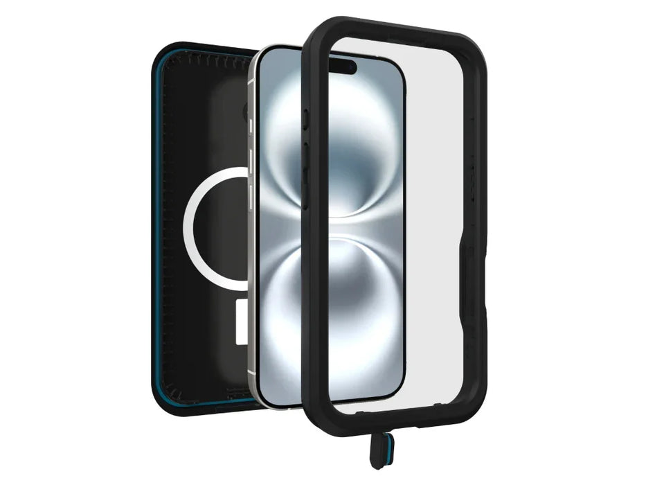OtterBox Apple iPhone 16 Fre MagSafe Waterproof Case - Black - LX2001 - Homewares, Outdoor, Phone Accessories, Cases, Speakers, Headphones + More -