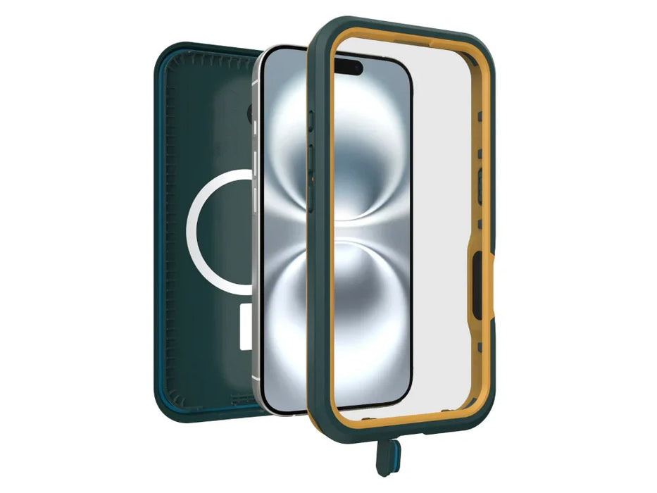 OtterBox Apple iPhone 16 Fre MagSafe Waterproof Case - Green - LX2001 - Homewares, Outdoor, Phone Accessories, Cases, Speakers, Headphones + More -