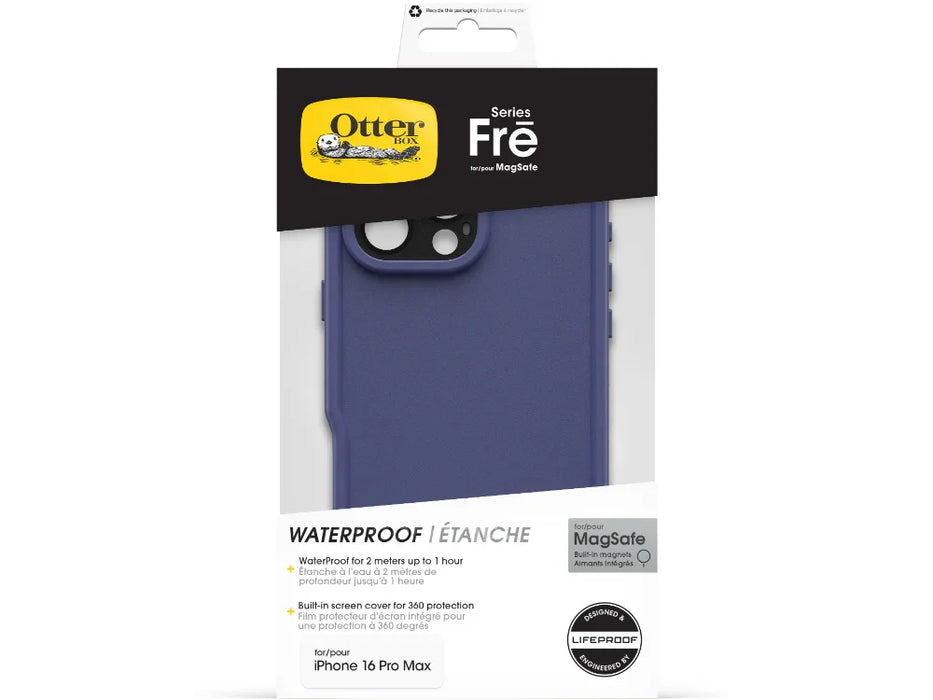 OtterBox Apple iPhone 16 Pro Max Fre MagSafe Waterproof Case - Purple - LX2001 - Homewares, Outdoor, Phone Accessories, Cases, Speakers, Headphones + More -