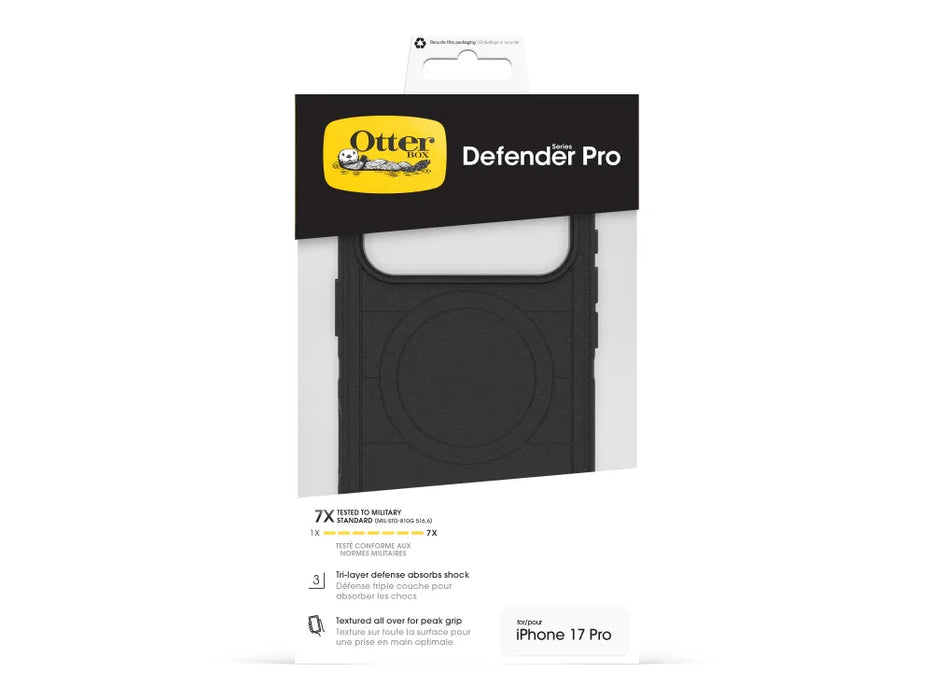OtterBox Apple iPhone 17 Pro Defender Pro MagSafe Case - Black - LX2001 - Homewares, Outdoor, Phone Accessories, Cases, Speakers, Headphones + More -