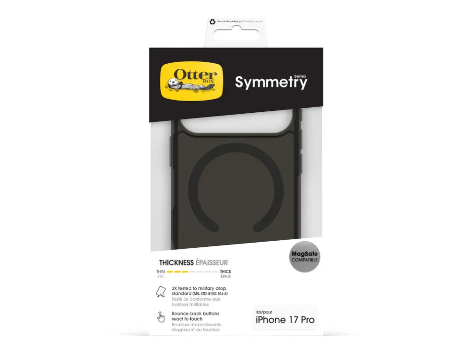 OtterBox Apple iPhone 17 Pro Symmetry MagSafe Case - Black Mist - LX2001 - Homewares, Outdoor, Phone Accessories, Cases, Speakers, Headphones + More -