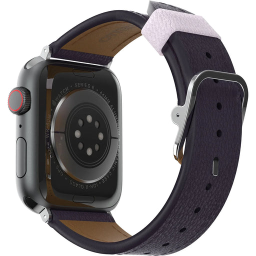 Otterbox Apple Watch 42/44/45mm Cactus Leather Strap - Plum Luxe (Purple) - LX2001 - Homewares, Outdoor, Phone Accessories, Cases, Speakers, Headphones + More -