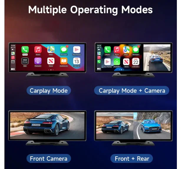 Ottocast Carplay & Android Auto Wireless Screen 10" With 2K Front Camera - LX2001 - Homewares, Outdoor, Phone Accessories, Cases, Speakers, Headphones + More -