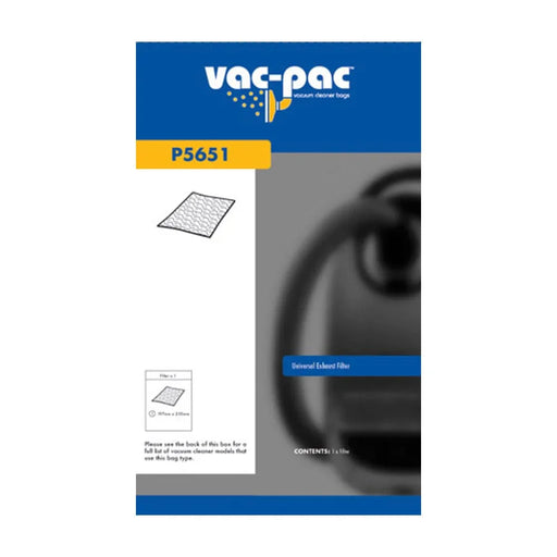 VacPac Vacuum Cleaner Universal Exhaust Filter - LX2001 - Homewares, Outdoor, Phone Accessories, Cases, Speakers, Headphones + More -