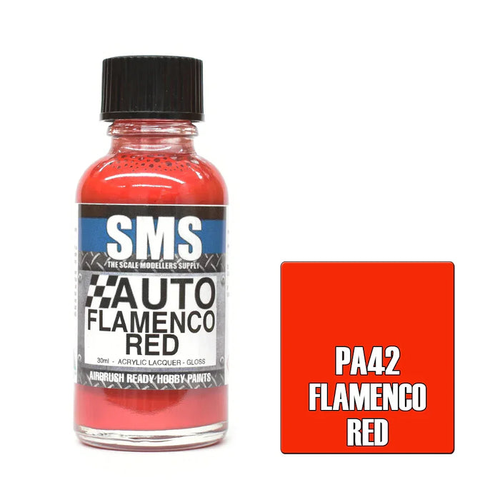 Air Brush Paint 30Ml Flamenco Red Acrylic Lacquer Scale Modellers Supply - LX2001 - Homewares, Outdoor, Phone Accessories, Cases, Speakers, Headphones + More -