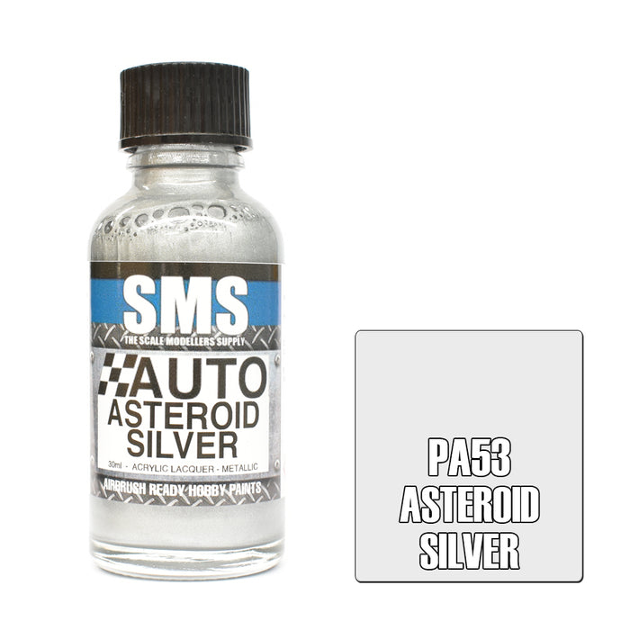 Sms Airbrush Paint Acrylic Lacquer Asteroid Silver 30Ml