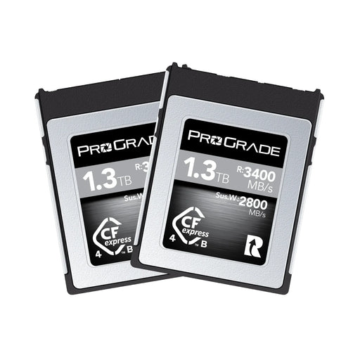 Prograde Digital Cfexpress Type B Cobalt 1.3Tb R3400Mb/S W3000Mb/S 2Pk - LX2001 - Homewares, Outdoor, Phone Accessories, Cases, Speakers, Headphones + More -