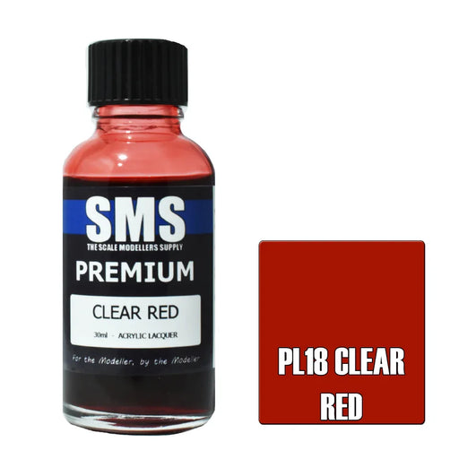 AIRBRUSH PAINT 30ML PREMIUM CLEAR RED ACRYLIC LACQUER SCALE MODELLERS SUPPLY - LX2001 - Homewares, Outdoor, Phone Accessories, Cases, Speakers, Headphones + More -
