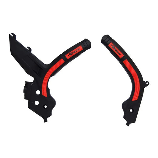Frame Guards Rtech Ktm Exc Exc-F Sx Sx-F Xc Xc-F Xc-W Xcf-W Black Orange - LX2001 - Homewares, Outdoor, Phone Accessories, Cases, Speakers, Headphones + More -