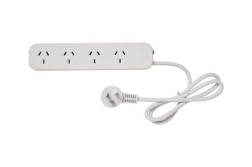 Jackson 4 Way Power Board Surge - LX2001 - Homewares, Outdoor, Phone Accessories, Cases, Speakers, Headphones + More -