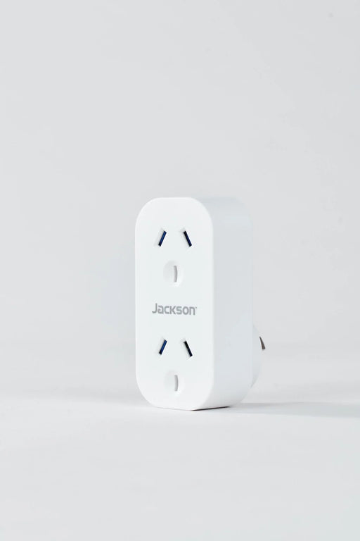 Jackson Vertical Power Double Adaptor Pt6399 - LX2001 - Homewares, Outdoor, Phone Accessories, Cases, Speakers, Headphones + More -