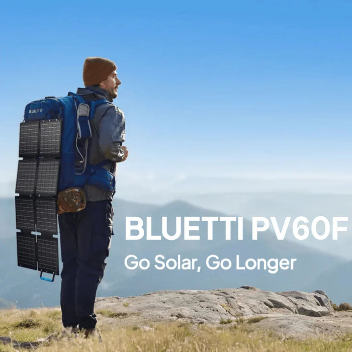 Bluetti Pv60F Foldable Solar Panels | 60W - LX2001 - Homewares, Outdoor, Phone Accessories, Cases, Speakers, Headphones + More -