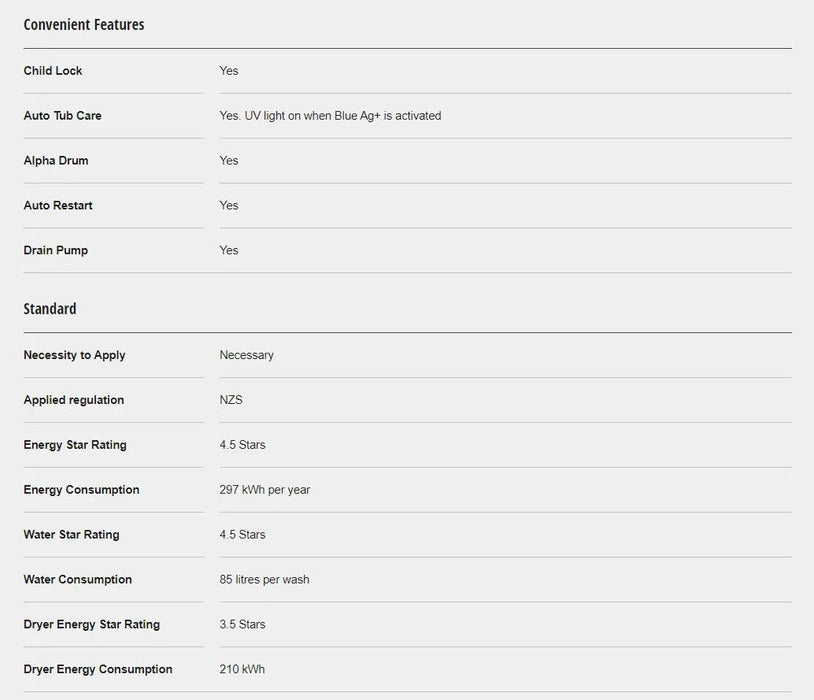 Panasonic 10KG Washer Washing Machine & 6KG Condenser Dryer - LX2001 - Homewares, Outdoor, Phone Accessories, Cases, Speakers, Headphones + More -