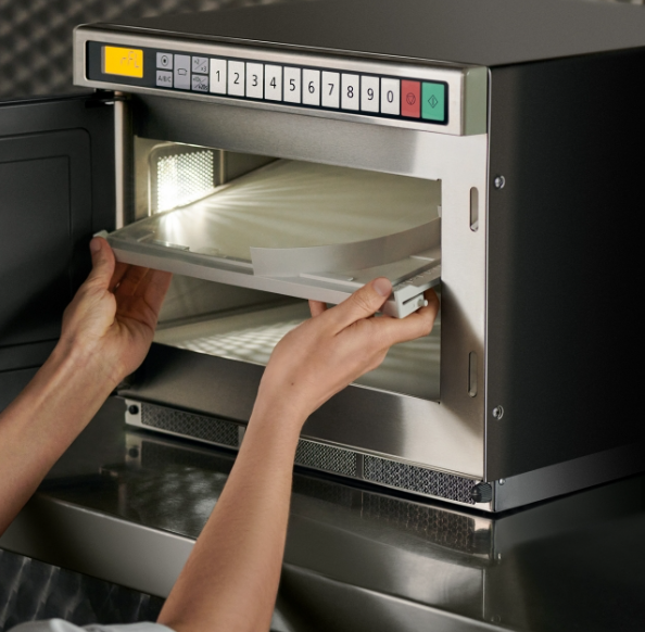 Panasonic 18L 1800W Professional Inverter Microwave - Stainless Steel